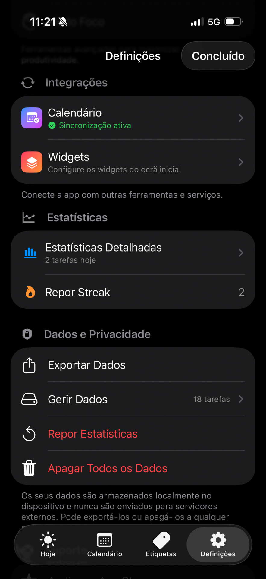 Tevik — Integrações e Estatísticas