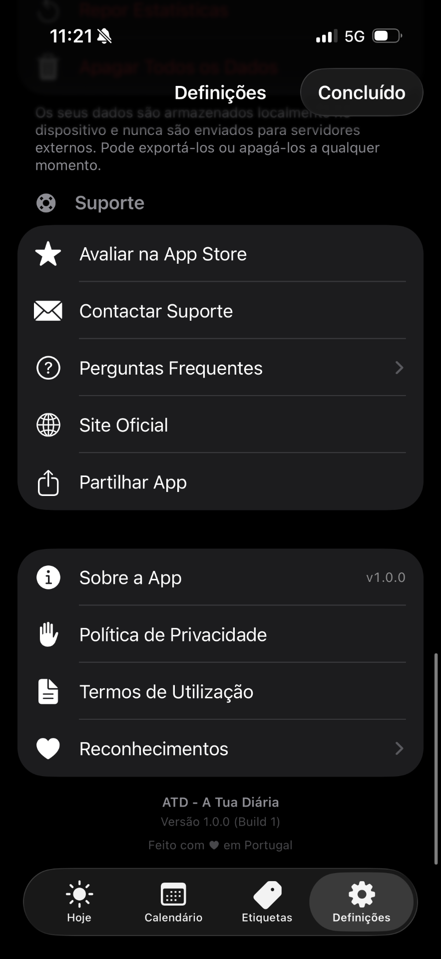 Tevik — Suporte e Privacidade